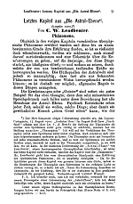 Letztes Kapitel aus dem Buch 'Die Astral-Ebene'(1/2)