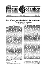 Telepathie und Geistesheilung (1/4)