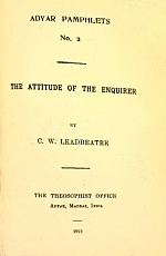 The Attitude of the Enquirer